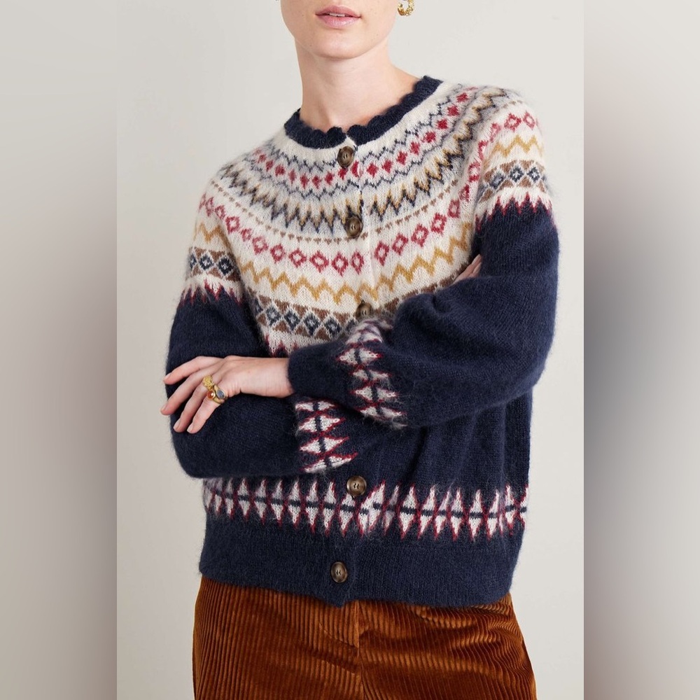 Doen Multicolor Patterned Cardigan - image 1